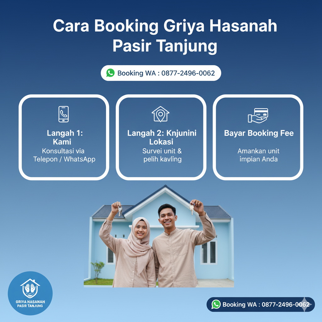 Cara Booking Griya Hasanah Pasir Tanjung